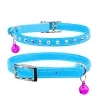 Collier Cuir "Strass" - Chat