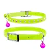 Collier Cuir "Strass" - Chat