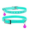 Collier Cuir "Strass" - Chat