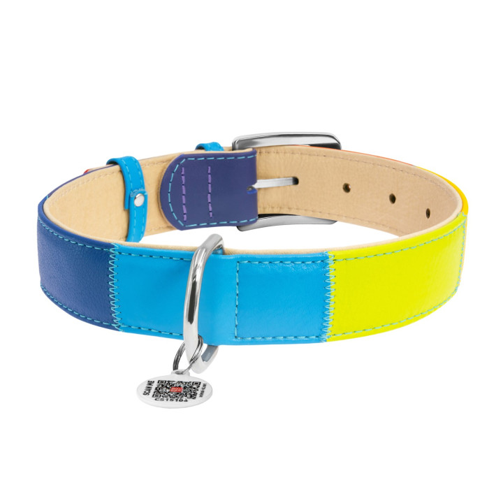 Collier en Cuir "Rainbow"