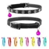 Collier Cuir "Flowers" - Chat