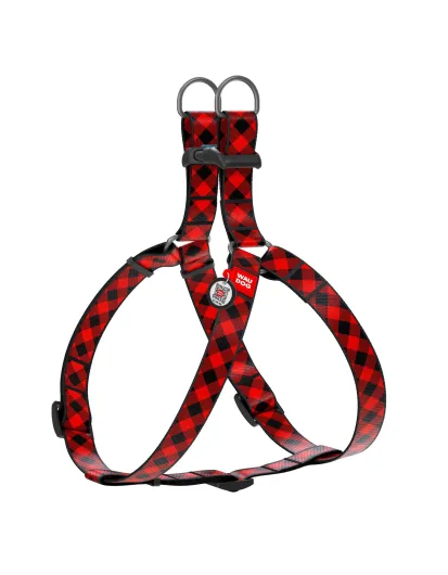 Harnais Nylon "RED PLAID"