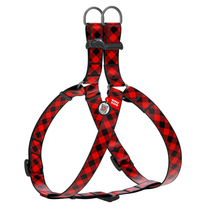 Harnais Nylon "RED PLAID"