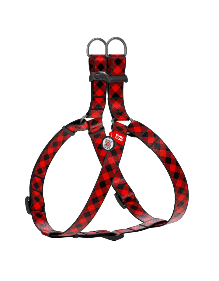 Harnais Nylon "RED PLAID"