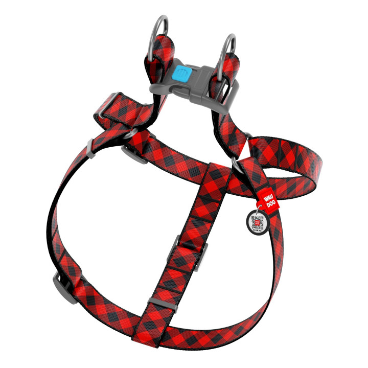 Harnais Nylon "RED PLAID"