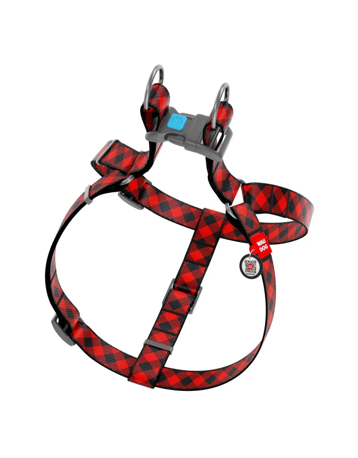 Harnais Nylon "RED PLAID"