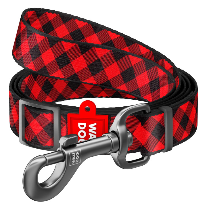 Laisse Nylon "RED PLAID"