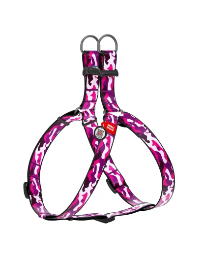 Harnais Nylon "PINK CAMO"