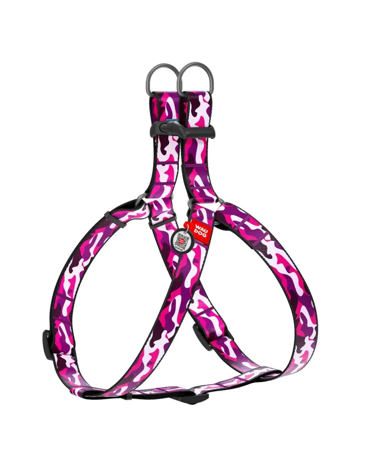 Harnais Nylon "PINK CAMO"