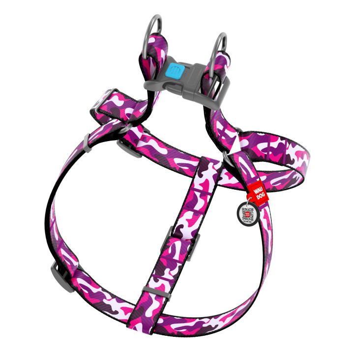 Harnais Nylon "PINK CAMO"