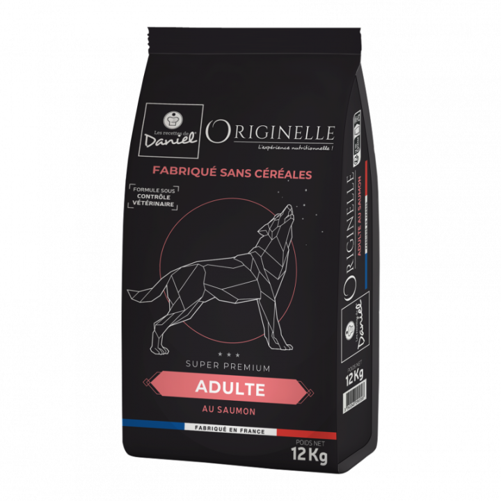 Croquette Originelle Chien Sans C&eacute;r&eacute;ales au Saumon