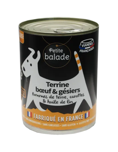 Terrine Chien Sans C&eacute;r&eacute;ales