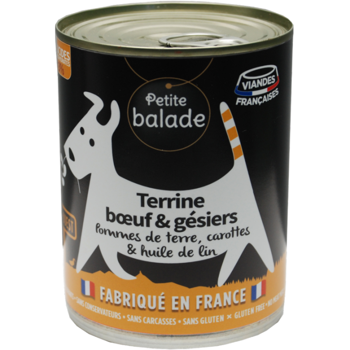 Terrine Chien Sans C&eacute;r&eacute;ales
