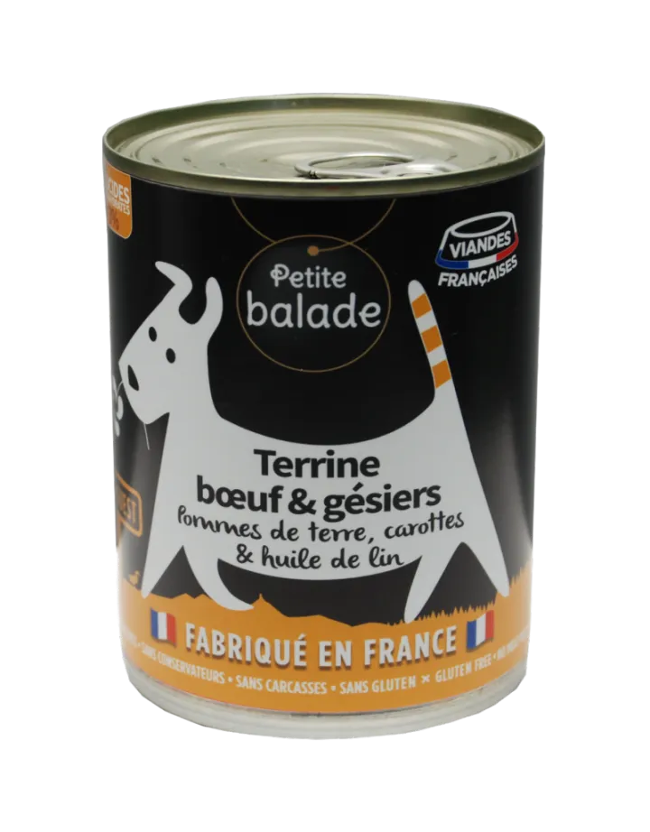 Terrine Chien Sans C&eacute;r&eacute;ales